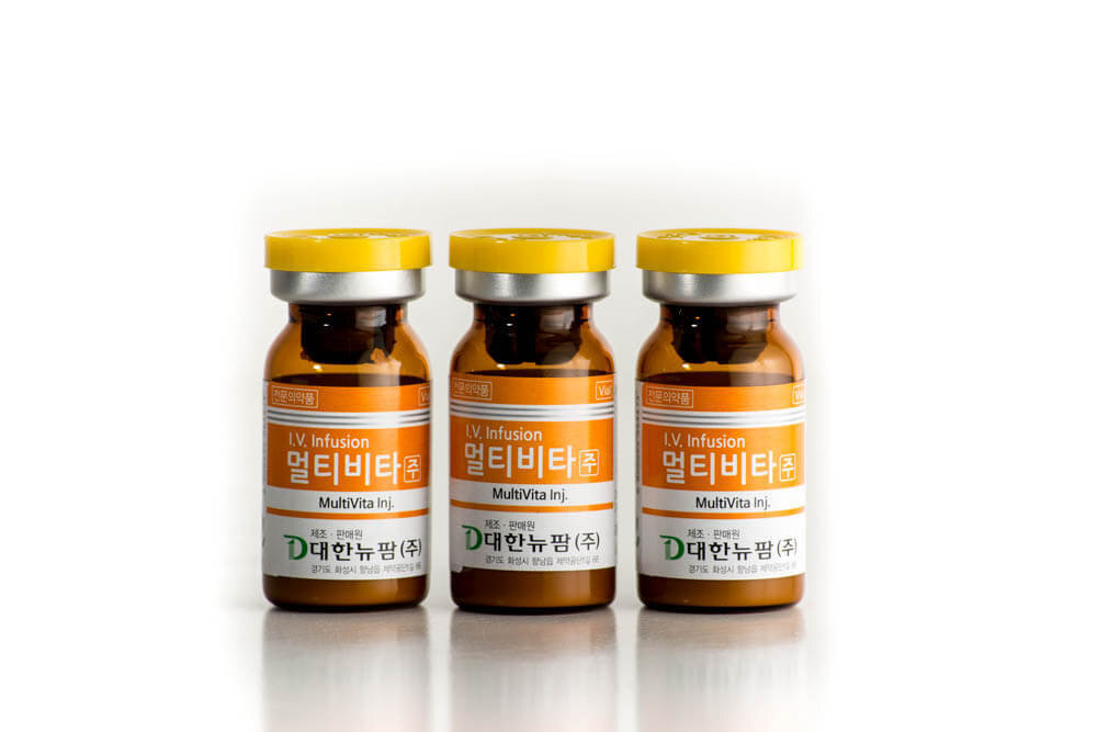 Мультивитаминный комплекс МультиВита Корея MultiVita для капельниц в упаковке 10 флаконов