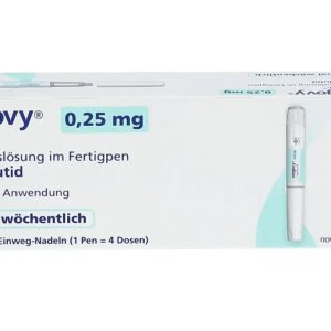 Вегови для похудения США Wegovy 0,25 мг семаглутид Novo Nordisk