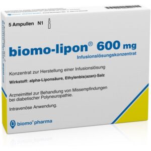 БИОМО ЛИПОН Германия BIOMO LIPON 600 мг 5 ампул