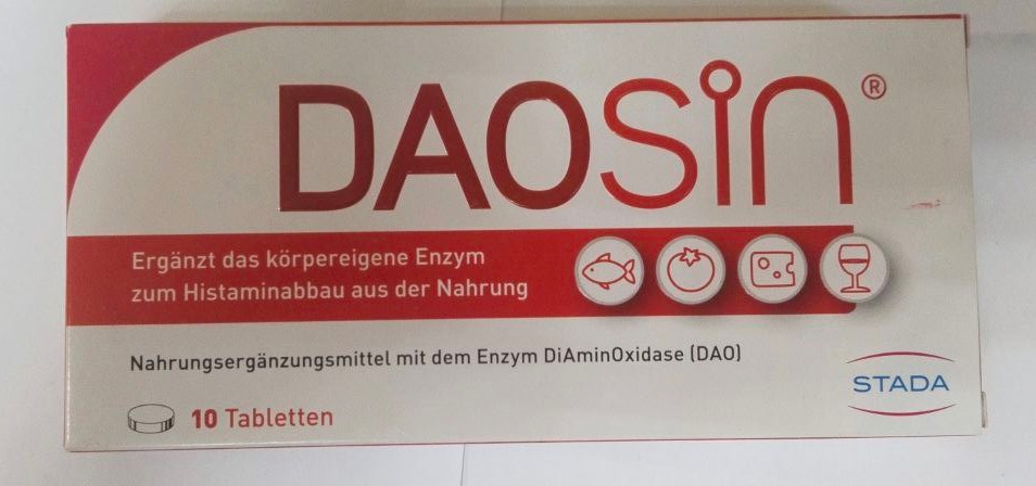 ДАОСИН природная диаминоксидаза от гистамина Германия Daosin Stada 10 таблеток