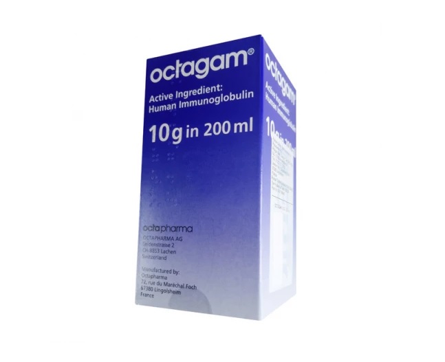 Октагам иммуноглобулин человека Австрия Octagam 10 г 200 мл Octapharma 1 флакон